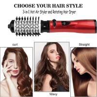 Secador de aire caliente 3 en 1 con función de peinado y rotación para cabello seco, rizado y alisado. - details 2
