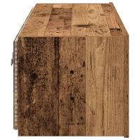 Cabinet de TV vidaXL con luces LED Madera Vieja 100x35x31 cm - details 4