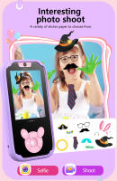 Smart Phone Educativo Para Niños Juguete De Teléfono Con Doble Cámara Reproductor De Música Memoria De 8G Juego De Aprendizaje Para Edad 3-12 Regalo De Cumpleaños - details 3