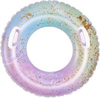 Anillo de Nación con Destells, anillo de Nación con lentos, Con ASA de Seguridad, transparent floating Anillo, Anillo flotante inflaante duradero, Juguetes Acuático para Fiesta, 90 - details 0
