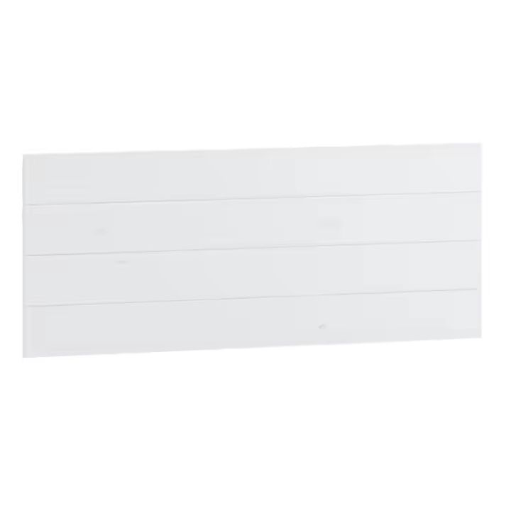 Cabezal juvenil de madera maciza color Blanco (Ancho 110 cm/Alto 45 cm/Fondo 3,2 cm) - 1