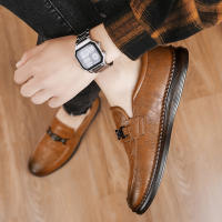 Zapatos De Cuero De Alta Calidad Para Hombre Loafers Italianos De Lujo Casual Transpirables Zapatos De Vestir Slip-on Para Conducir - details 31