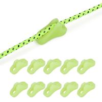 10PCS GLOW in the DARK Guyline Runners Accesorios De Tenda Para Camping Y Caravana Correa De Viento Con Hebilla De Fijación En Nylon - details 0