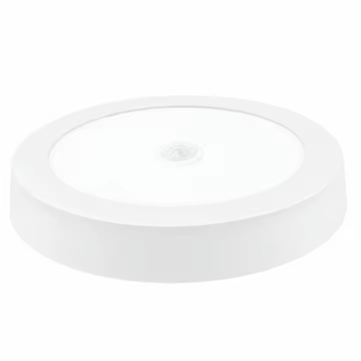 DOWNLIGHT LED SENSOR DE SUPERFÍCIE REDONDO MATEL BRANCO 18W NEUTRA - 1