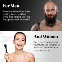 Derma Roller Microneedle 0.2-0.3mm Para Crecimiento De Pelo Facial Y Corporal Herramienta De Rollo Micro Para Piel Y Barba Con 540 Agujas - details 7
