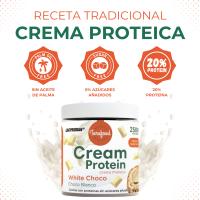 Crema Proteica Sabor Chocolate Blanco | 250 gramos - 20% de proteína | 0% azúcares añadidos | Sin aceite de palma | TORAFOOD - details 0