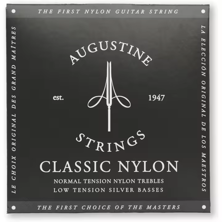 Juego de cuerdas para guitarra clásica /española, Augustine negro. - 1
