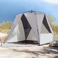 vidaXL Tienda de playa 4 personas impermeable apertura rápida Color azure blue,  Gris,  Verde mar y mas - details 1