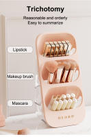 Caja De Almacenamiento Para Maquillaje UFORU Con Inserto Inclinado Para Escritorio Estilo Coreano Ecológico Cuidado De La Piel Lápiz De Cejas Labial Cepillo De Maquillaje Y Tubo - details 4