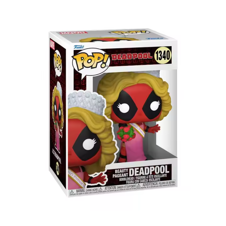 Funko Pop Marvel Deadpool Beauty Pageant con Cabeza Oscilante 76075 - 1