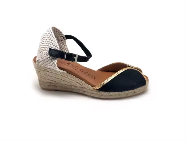 Sandalias de Cuña Torres Natural Yute/cañamo 5012 con Plantilla de Gel - 1