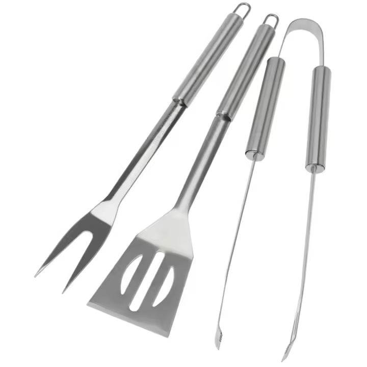 Bbq Accesorios Barbacoa 3 Piezas Acero Inoxidable Alta Calidad - 1