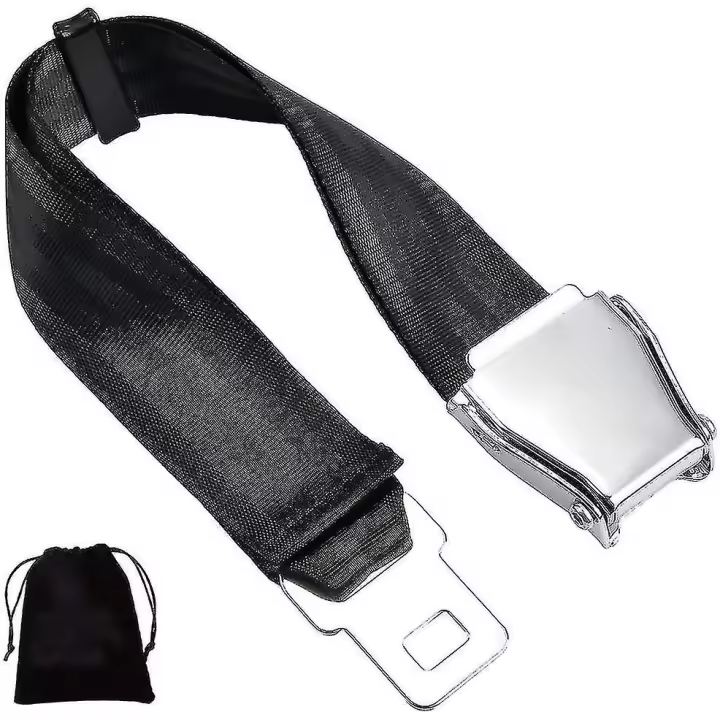 Belt Extender For Aircraft E4 Certified, Adjustable From 15.2 Cm To 81.3 Cm - 1