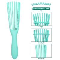 Peine Desenredante Para Cabello Rizado Y Grueso Peine De Masaje Capilar Para Mujeres Y Hombres Uso En Salón De Belleza - details 3