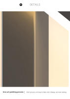 Lámpara De Pared LED Moderna En Barra Larga Scone Decoración Para Hogar Sala De Estar Dormitorio Iluminación Minimalista Luz De Noche Lámpara De Pared - details 6
