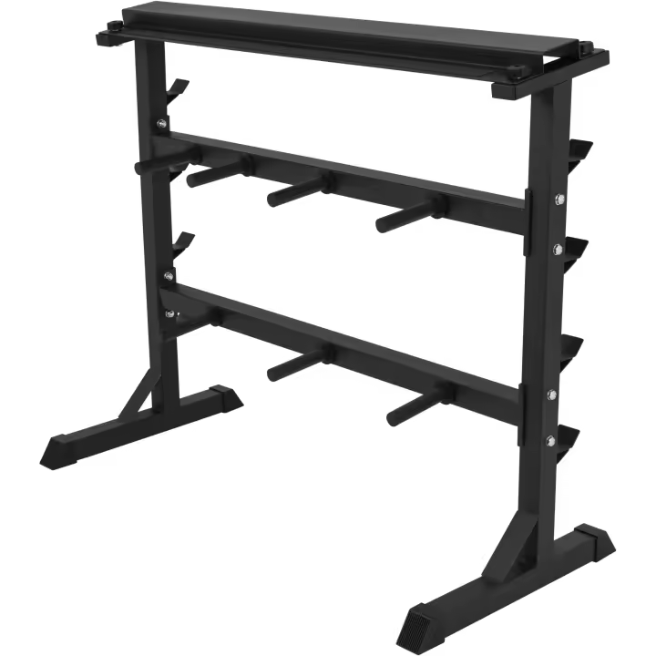 Gorilla Sports Porta pesas Rack para mancuernas - 1