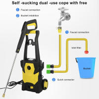 Hidrolimpiadora Portátil 1600W 110 BAR - 6L/min Alta Presión para Coche/Jardín, Rodillo Antideslizante, KIT Completo ¡Envío GRATIS! - details 5