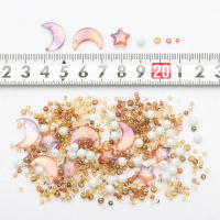 Cuentas De Vidrio Cristal Estrella Y Luna Para DIY Joyería Collares Pulseras Aretes Forma Redonda Perlas Sueltas - details 2