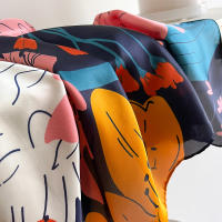 Nueva Bufanda De Mujer IROJEFF 2024 Verano Delgada ImpresiónPremium Chiffón Pañuelo Musulmán Paisley Chal Sobre Raya De Seda - details 11