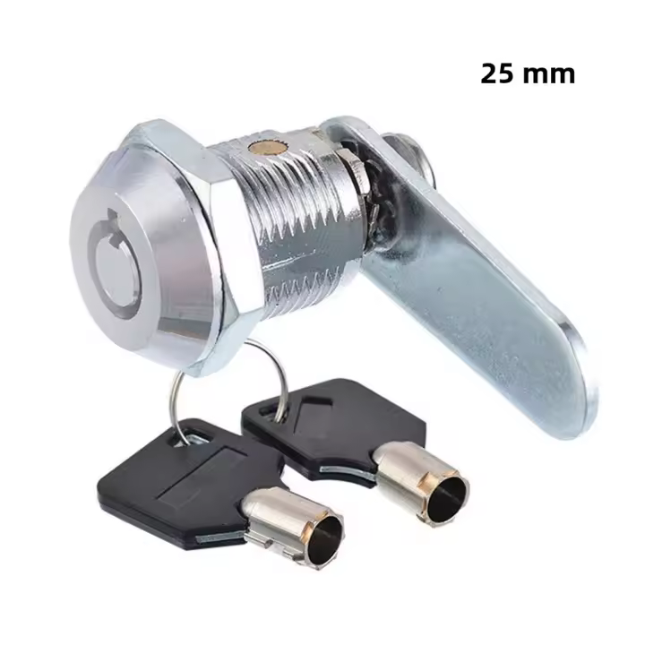 Cerradura De Cilindro Para Armario Mailbox Cerradura De Cam Para Muebles Puerta Gabinete Locker Caja Con 2 Llaves Herramienta De Muebles - 1