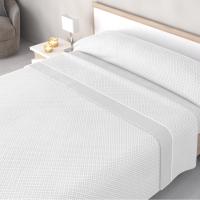 Juego de Sábanas de Coralina Eyre - Invierno, Calidez y Comodidad 180gr/m2 - Gris y Aguamarina - 100% Poliéster - Para un Descanso Perfecto - details 1