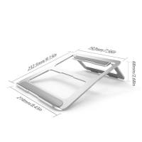 Soporte metal plegable de mesa, soporte ajustable de aluminio para ordenador portátil y tableta, soporte portátil para viaje y trabajo, disipación de calor - details 5