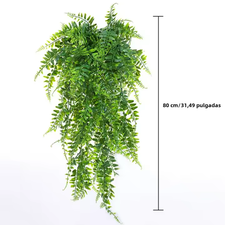 3pcs Decoración De Pared Para Bodas Y Fiestas Con Hierba Artificial De Plástico En Estilo Vigne Persianas Hojas De Hierba Para Jardín Y Habitaciones De La Casa - 1