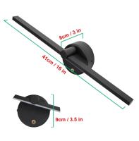 Study bedroom bedside lamp mirror lamp living room background wall atmosphere lamp LED minimalist long strip wall lamp - details 6