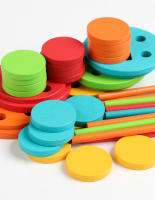 Juguete Montessori De Madera Juego De Colores Y Alineación Con Bolas Arcoíris En Copas Educación Temprana Para Niños De Preescolar Edad 3+ - details 20