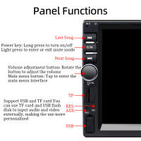 Radio De Coche HIPPBQCC 7 Pulgadas 1Din Estéreo Soporte Llamada Mirada Bluetooth Pantalla HD USB TF FM Reproductor Multimedia Universal - details 9