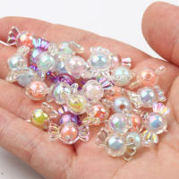 20pcs Abalorios De Acrílico AB Para La Fabricación De Joyas DIY Cuentas Espaciadoras Para Pulseras Collares Accesorios Hechos a Mano Tamaño 9x17mm - details 5