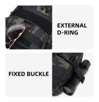 Bolsa De Pecho Táctica Para Camping Y Senderismo De Nylon Impermeable Para Hombres Bolsa Multifuncional De Deporte Al Aire Libre Con Sistema MOLLE - details 10