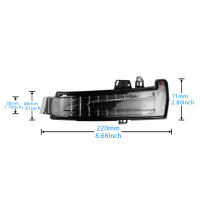 Luz Indicadora De Espejo Retrovisor LED Para Mercedes Benz W204 C218 X218 W221 W246 W166 S212 Reemplazo Original Con Luz LED - details 0