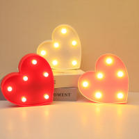 Lámpara LED De Corazón Para Bodas Y Fiestas Románticas Luz Nocturna Roja Y Rosa Decoración Para El Hogar Regalo De San Valentín - details 3