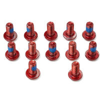Juego De 12 Piezas De Tornillos Para Frenos De Disco De Bicicleta Acero M5x9mm T25 MTB Accesorios De Ciclismo Previene La Sujeción - details 0