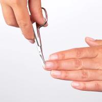 Tijeras De Manicura Profesional De Acero Inoxidable Para Corte De Cutícula Y Apariencia Estética Uso En Ojos Pestañas Nariz Cabello Facial Pelo De Cejas Y Pelo De Boca - details 6