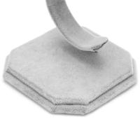 Soporte De Reloj En Forma De C Veludo Para Joyería Y Pulseras Exhibidor De Relojes De Mesa De PVC Material No Tóxico - details 4