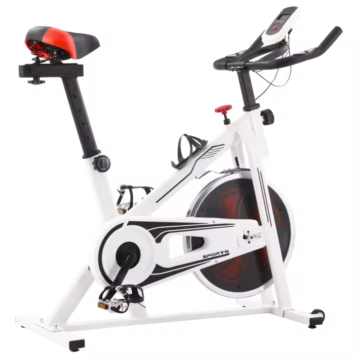 vidaXL Bicicleta con Sensores de Pulso y Casa Gimnasio Color Blanco,  Negro, y mas - 1