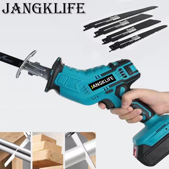 Sábanas Reciprocantes Sin Cable 18V Con Velocidad Ajustable Para Madera Y Metal Compatible Con Batería Makita (sin Incluir Batería) - 1