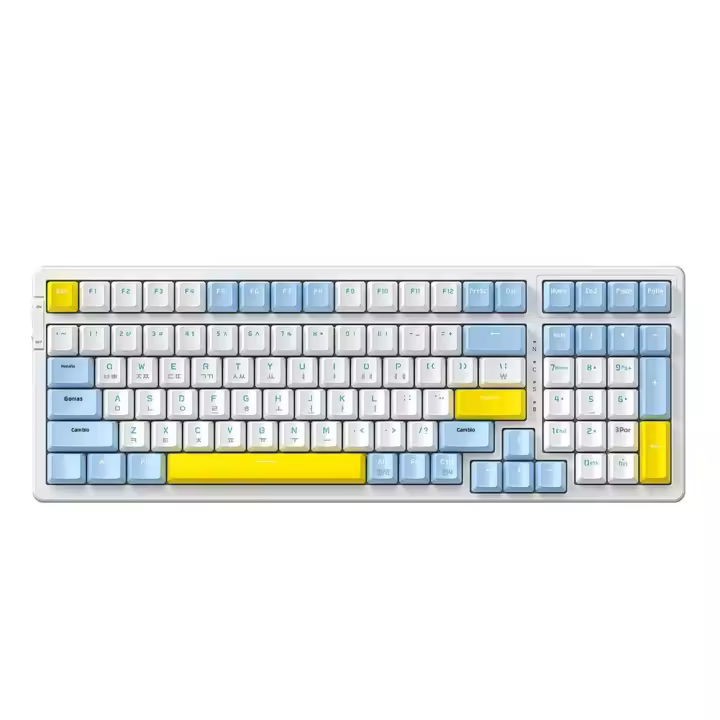 Teclado Mecánico ZIYOULANG K96 Con 100 Teclas Switch Rojo Modo Dual Inalámbrico BT5.0/2.4G Interfaz USB Para Laptop Computadora 98 Layout Hot Swap - 1