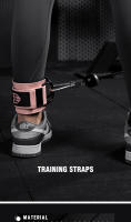 Cinturones De Muñeca Y Tornillos Para Bandas De Resistencia Fitness Soporte De Pie Para Cable Máquinas De Gimnasio Y Equipo De Ejercicio En Casa Colores Variados - details 4