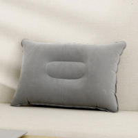 Almohada Inflable Cómoda 1pc Para Oficina Coche Camping Senderismo Y Siestas Soporta El Cuello Y La Lumbar Material PVC - details 2