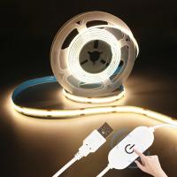 Tira De LED COB Super Brillante Con Sensor De Movimiento PIR IP65 Impermeable 320 LEDs/m Para Decoración De Cocina Escaleras Armario - details 0