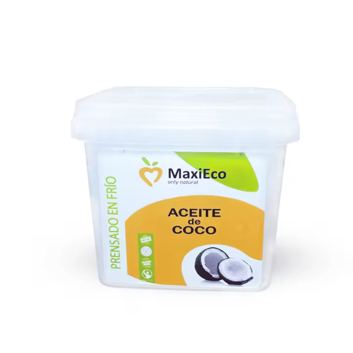 Aceite de Coco 1 L EXTRA VIRGEN Sin Refinar, Crudo - 1