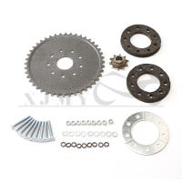 Nuevo Kit De Engranaje Y Montaje 44T Para Bicicleta Motorizada De 49cc 50cc 66cc 80cc Con Cadena De 15 Engranajes Metálicos Y Goma - details 1