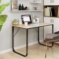 vidaXL Escritorio de ordenador madera de ingeniería en color negro y roble/Blanco/blanco y roble y más | estructura resistente ideal para salón dormitorio o estudio - details 0