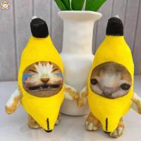 Colgante De Gato Banano Divertido Y Creativo Muñeco Bolsa Para Parejas Regalo Para Novias Llavero De Gato Banano - details 0