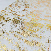 Corredor De Mesa Metálico Brillante En Oro Y Plata Faja De Mesa Delgada De Lentejuelas Y Foil Metálico Para Decoración De Cumpleaños Y Boda - details 5