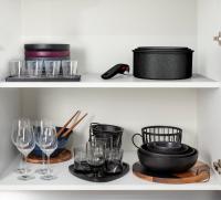 Tefal Ingenio Black Stone Set de 8 piezas, apilable, revestimiento antiadherente, indicador de calor, caja fuerte, fabricado en Francia, inducción L3999502 - details 0