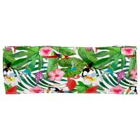 Cojín Exterior vidaXL Selva Tropical Poliéster 110 x 40 x 8 cm Patrón - details 5